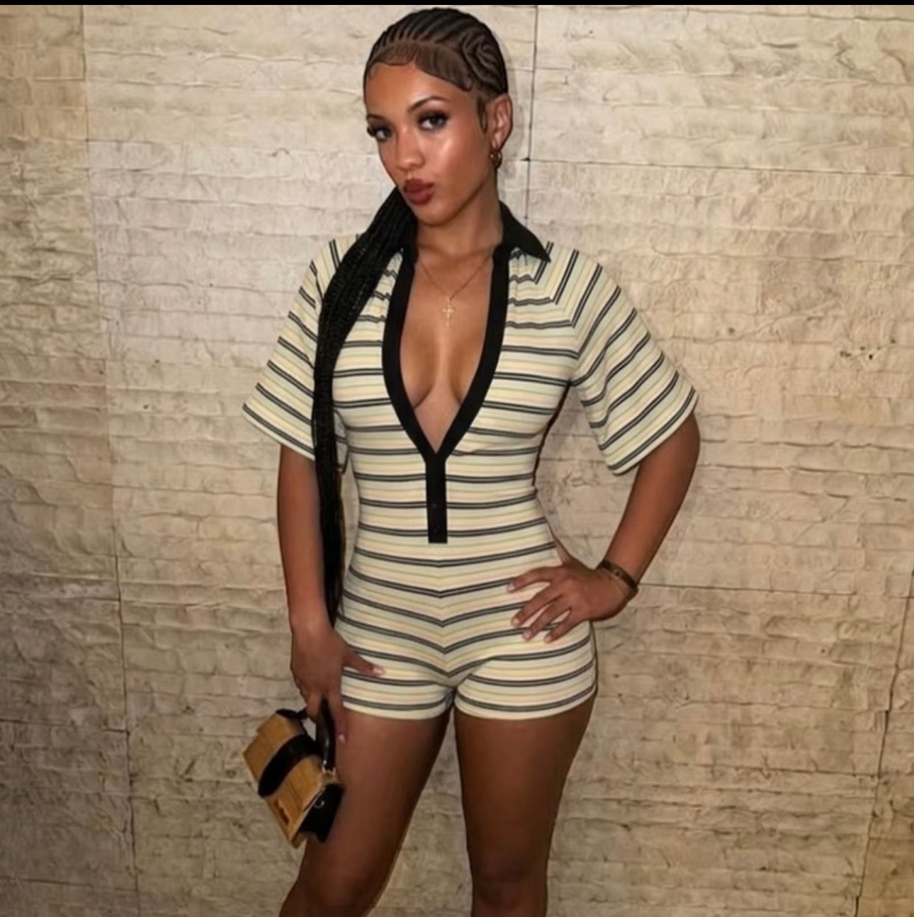 Stripe Me Up Romper