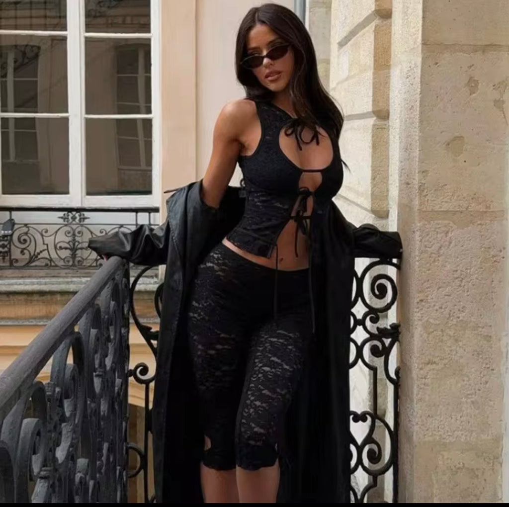 Two Piece Lace Set