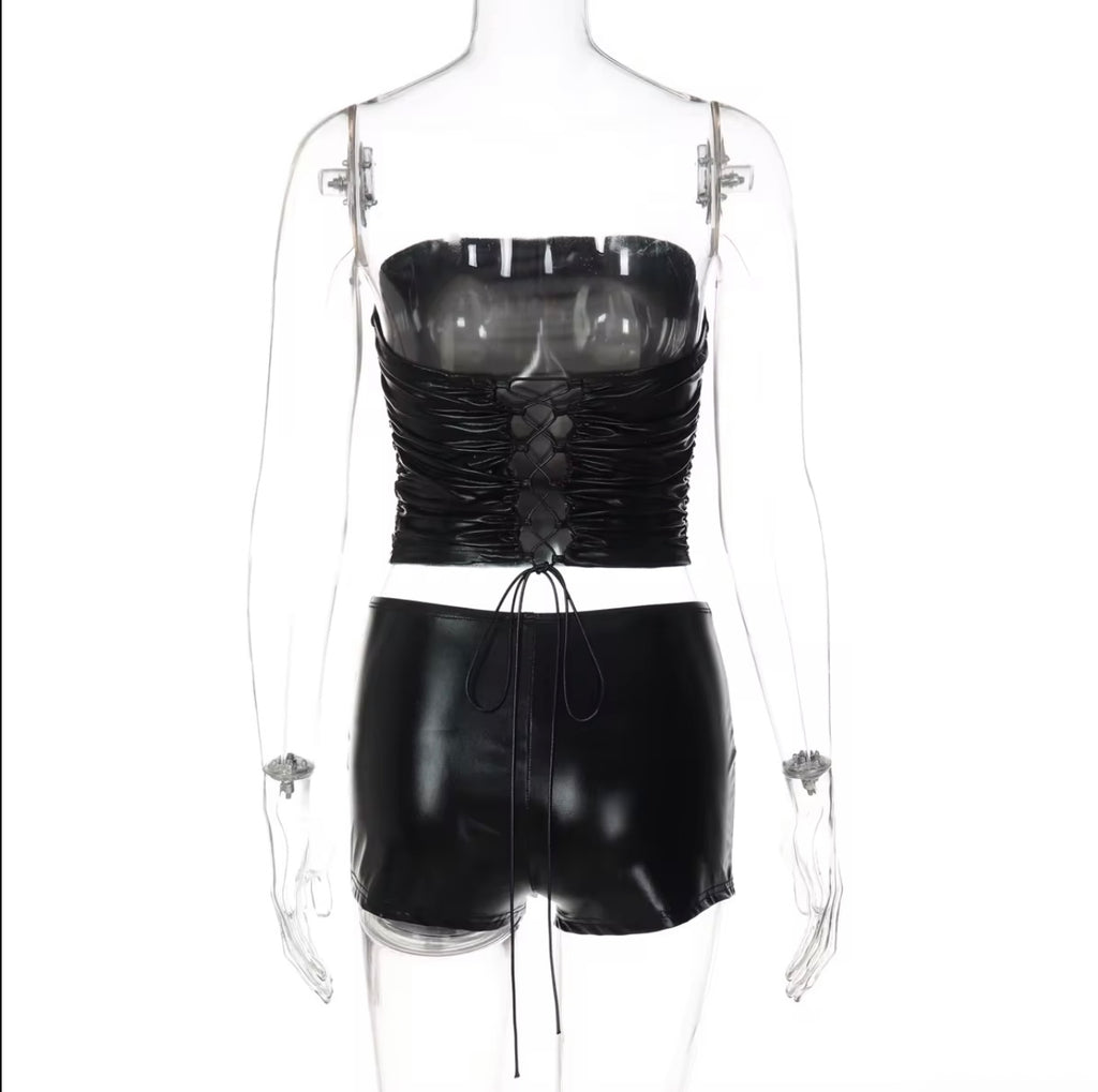 Black Out Two Piece Set